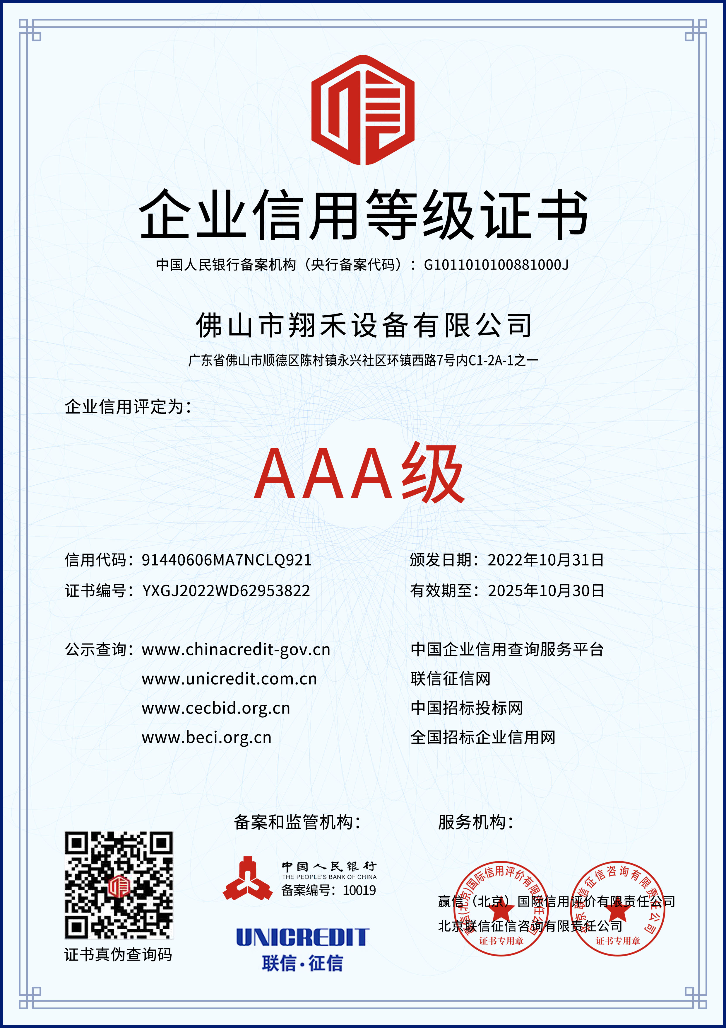 企業(yè)信用等級